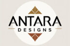 antara designs logo minimalist gold accents
